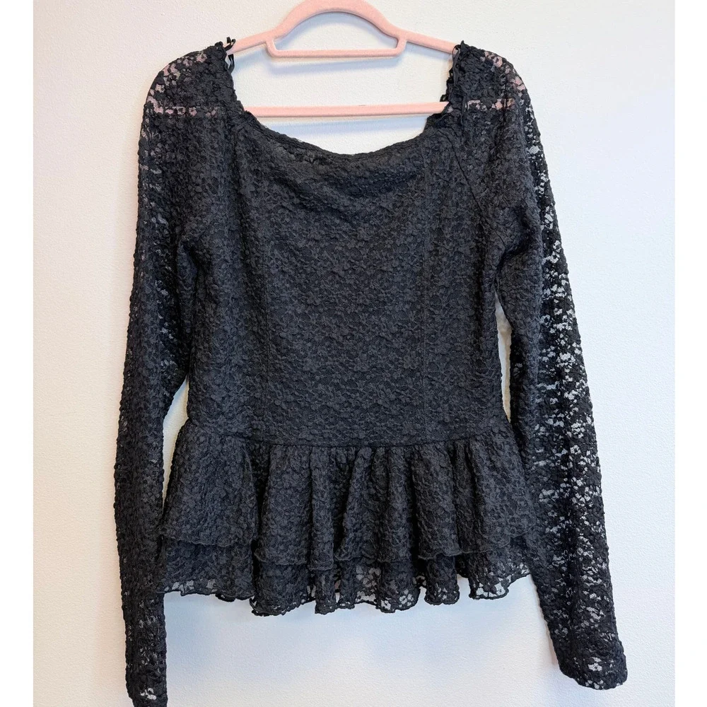 FREE PEOPLE Stella Long Sleeve Top Medium NWT